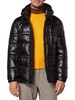 Gotham Hooded Liquid Puffer Jacket