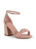 Vicky 68MM Leather Block Heel Sandals