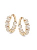 18K Goldplated & Cubic Zirconia Earrings