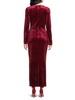 Bea Velvet Long Sleeve Cutout Gown