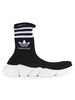 Speed Logo High Top Sock Sneakers
