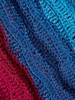 Colorblocked Crocheted Maxi Dress