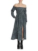 Lillian Smocked Midi-Dress