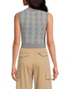 Plaid Cashmere Crop Top