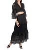 2-Piece Lace Trim Top & Skirt Set