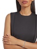 Billie Rhodium Plated Sterling Silver & Cubic Zirconia Curb Chain Bracelet