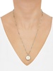 14K Goldplated Sterling Silver & 0.1 TCW Diamond Virgin Mary Pendant Necklace