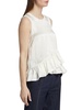 Luisa Ruffled Silk Charmeuse Top