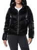 Luxe Sheen Hooded Puffer Jacket