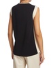 Contrast Rib-Knit Sweater Vest