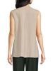 Sleeveless Linen Blend Top