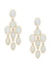 14K Yellow Gold & 4.10 TCW Ethiopian Opal Drop Earrings
