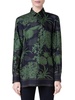 Abraham Flower Silk Twill Shirt