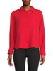 Gauze Long Sleeve Button Down Shirt
