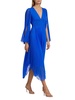 Sion Pleated Asymmetric Midi Dress