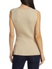 Contour Rib-Knit Peplum Top
