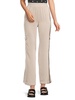 Banded Waist Flat Front Pants