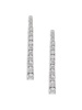 14K White Gold & 0.68 TCW Lab Grown Diamond Drop Earrings