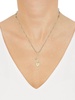 14K Yellow Gold & 0.1 TCW Diamond Clover & Heart Lariat Necklace