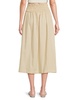 Smocked Waist Midi Skirt
