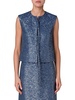 Sequin Virgin Wool Blend Vest