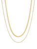 Alexandria 14K Goldplated Layered Chain Necklace