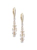 Wren 18K Goldplated & Cubic Zirconia Drop Earrings