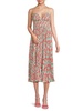 Beckett Floral Pleated Midi Dress