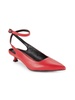 Miracle 40MM Leather Kitten Pumps
