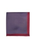 Geometric Print Silk Pocket Square