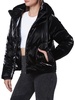 Luxe Sheen Hooded Puffer Jacket