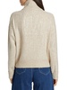 Sequin-Embroidered Quarter-Zip Sweater