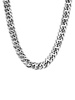 2-Piece Stainless Steel Cuban Link Chain Bracelet & Necklace Set