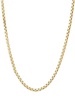 ​14K Yellow Gold 22” Round Box Chain Necklace