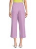 Pleated Cropped Pants