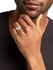 14K White Gold & 0.70 TCW Lab Grown Diamond Signet Ring