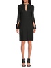 Keyhole Sheath Knee-Length Dress