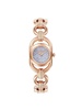 Gioiello Chain Rose Goldtone Stainless Steel Bracelet Watch/22.8MM