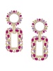 Julieta 18K Goldplated & Cubic Zirconia Drop Earrings