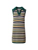 Stripe Cotton Minidress