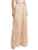 Pleated Front Satin Pants