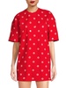 Polka Dot T-Shirt Minidress