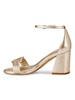 Vicky 55MM Metallic Leather Sandals