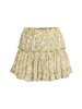Marion Floral Tiered Mini Skirt
