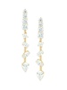 Tivoli Goldplated Sterling Silver & Crystal Drop Earrings