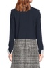 Peak Lapel Cropped Blazer