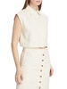 Adora Sleeveless Cotton-Blend Top