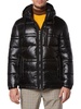 Gotham Hooded Liquid Puffer Jacket