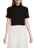 Anne Cropped Turtleneck Sweater Top