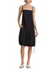 Emilia Crinkle Poplin Midi-Dress